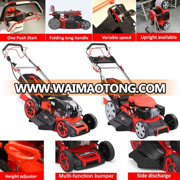 Newest 20 Inch Electric Start Self-Propelled Lawn Mower